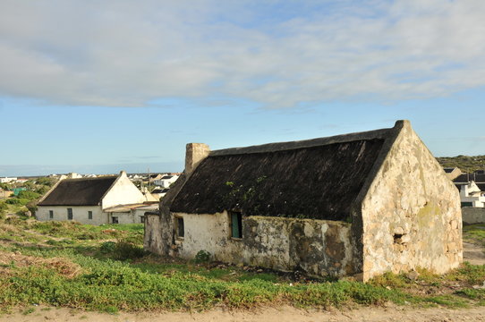 Fisherman's cottage with thatched roof