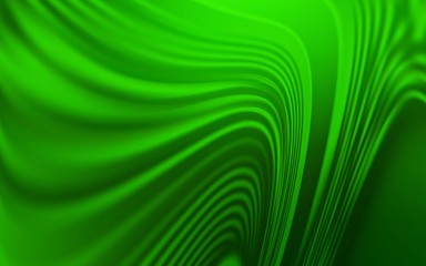 Light Green vector background with bent lines. Modern gradient abstract illustration with bandy lines. The best colorful design for your business.