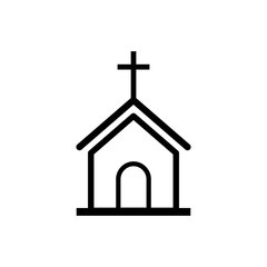 church icon vector template