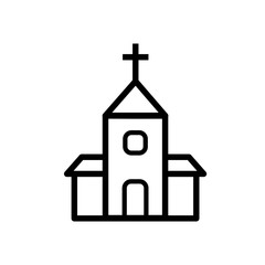 church icon vector template