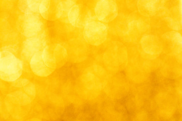 abstract background in yellow, circles out of sharpnes