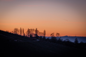 Dämmerung Landschaft Deutschland