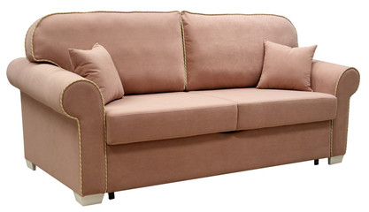 Fototapeta premium Sofa isolated on white background. Including clipping path