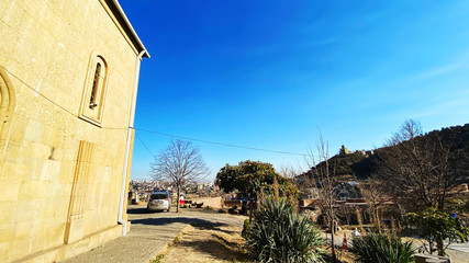 Naklejka premium Saint Nicholas Church Narikala Orthodox Church in Tbilisi
