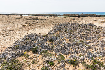 views from the beaches of Ayia Napa, Cyprus