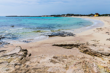 view from the beaches of Ayia Napa, Cyprus