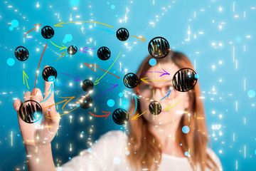 data code binary concept 3d