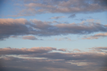 Obraz premium Sky background on sunset. Nature abstract composition