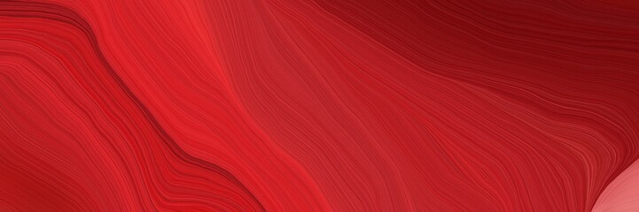 modern futuristic banner background with firebrick, dark red and maroon color. modern curvy waves background illustration