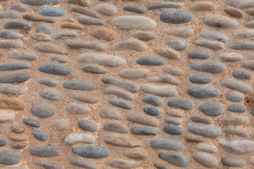 multi-colored gravel and stones underfoot