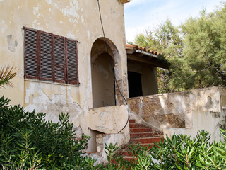 abandoned building