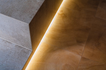light in tiles