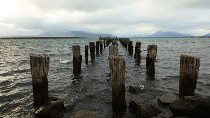 Muelle Gaffos, Canal de Señoret, Punta Arenas, Chile