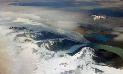 Glaciar Murallón, Cono, Bertachi y Uppsala, Parque de los glaciares, Patagonia - Powered by Adobe