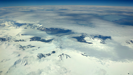 Fototapeta premium Glaciar Gran Nunatak y Viedma. Parque de los glaciares, Patagonia