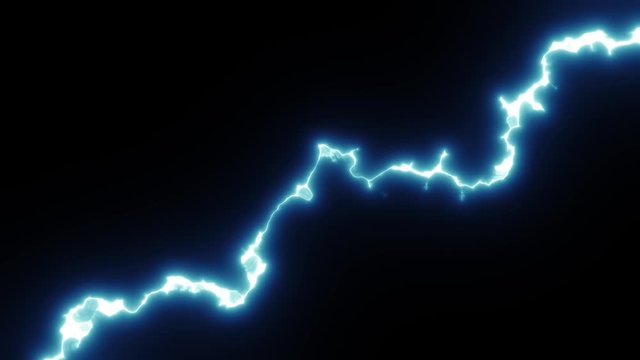 Electric Lightning Strikes Distorted Fx Loop/ 4k animation of a black and white background with abstract dynamic distorted electric rays twitching and going in and out