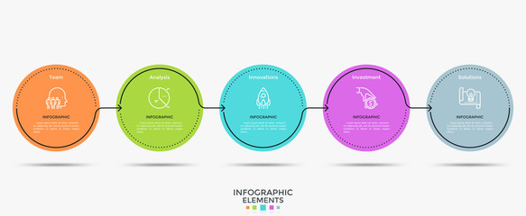 Minimalistic Infographic Template