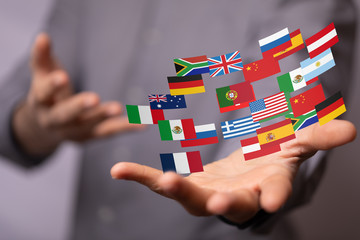 United Nations World Flags, illustration. © vegefox.com