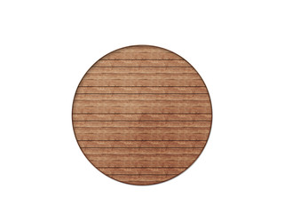 Wooden style circular background 