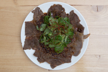 Chinese style stir fried beef