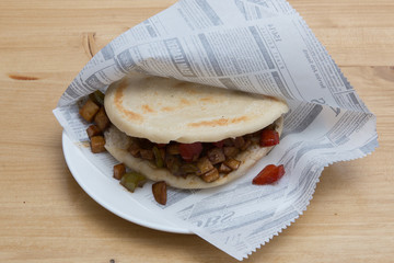 Mo chinese sandwich with chicken