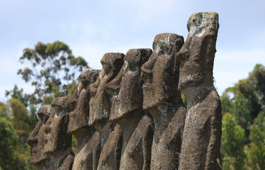 Ahu Akivi, Isla de Pascua, Chile