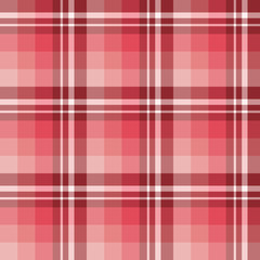 Seamless pattern in exquisite berry red and pink colors for plaid, fabric, textile, clothes, tablecloth and other things. Vector image.