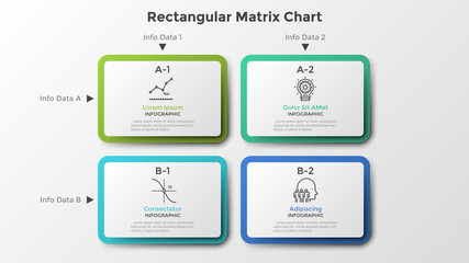 Obraz premium Modern InfographicTemplate