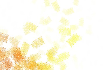 Light Red vector template with artificial intelligence structure.