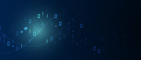 Technology data background, idea of global business solution