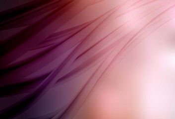 Light Pink vector glossy abstract background.