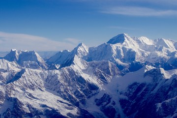Fototapeta na wymiar Aerial view of Himalaya
