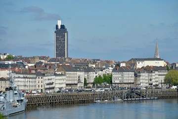 Nantes la Loire et ses quais 