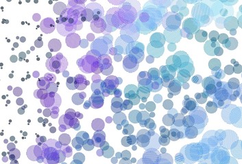 Light Pink, Blue vector layout with circle shapes.