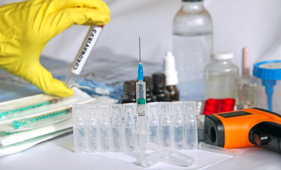 Vaccine against the virus in the laboratory