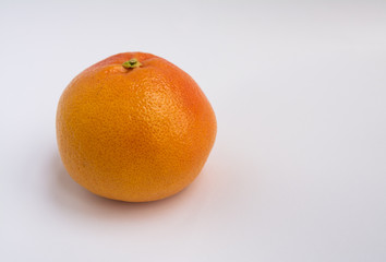 grapefruit on a white background 
