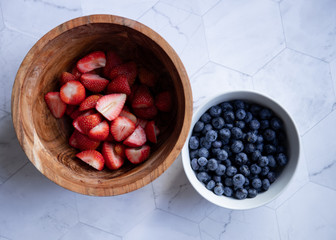 strawberry blueberry