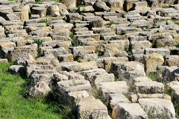 Blocks of Ruined Greco-Roman city