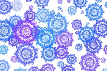 Colorful mandala illustration background. Artwork wallpaper