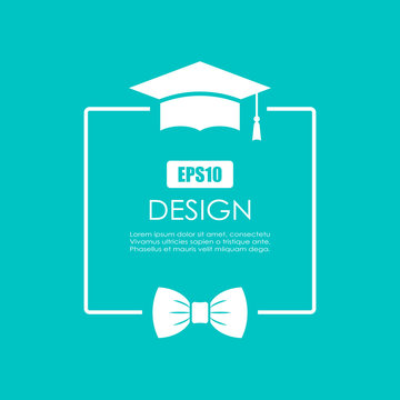 Graduation Invitation Card With Text Box