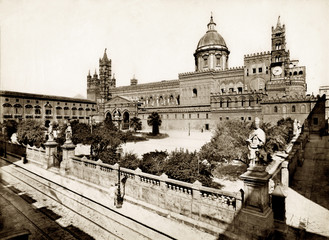 FOTO ANTICA DELLA CATTEDRALE DI PALERMO