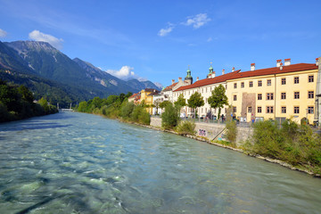 Fototapeta na wymiar Innsbruck, beautiful city in Tirol, Austria