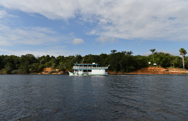 Fototapeta na wymiar Amazon boat tour in Brazil