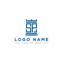 logo design inspiration for companies from the initial letters of the SP logo icon. -Vector
