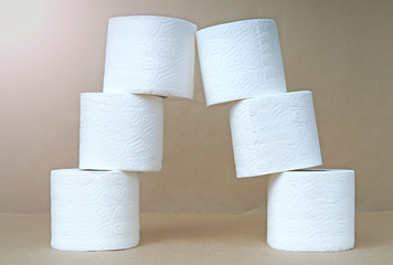 Toilet paper tower. Quarantine hype..