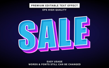 sale text effect