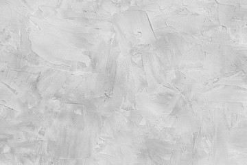Light gray rough concrete wall or stucco texture background - obrazy, fototapety, plakaty