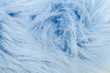 Background and texture of the fur macro image, artificial fabric