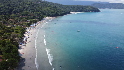 Ubatuba Brzilian city sea 