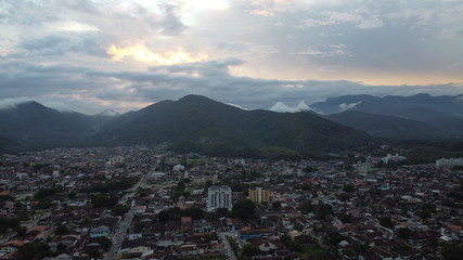 Ubatuba Brzilian city sea 